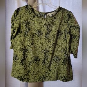 Ophelia Roe Green Dress Top